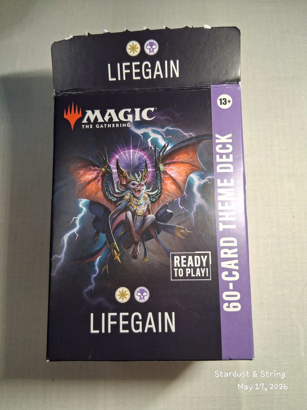 Open Magic The Gathering Lifegain Theme Deck 60 Card Complete